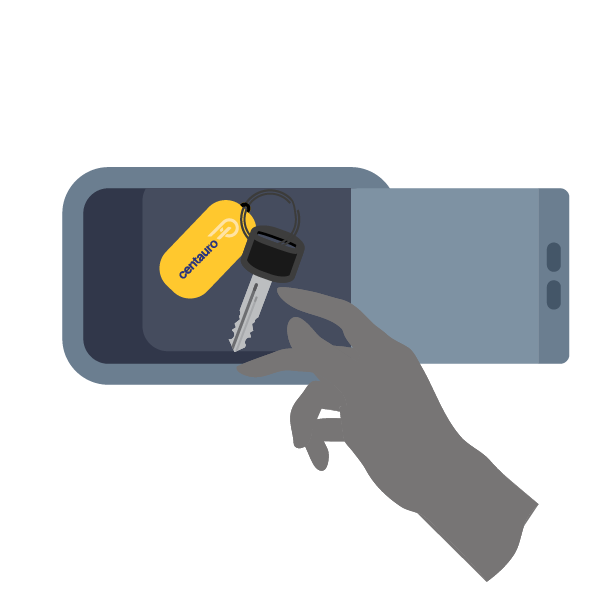 4. Haal uw sleutel op