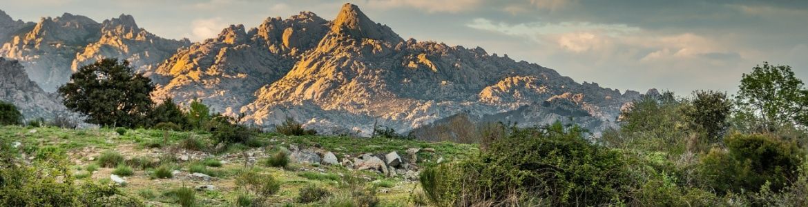 beautiful mountains in Guadarrama, Madrid