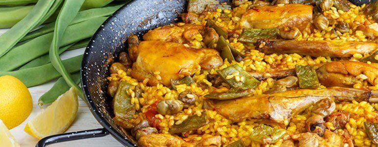 Ruta gastronómica coche alquiler paella valenciana