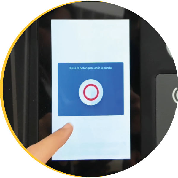 3. Επιβεβαιώστε το άνοιγμα πατώντας τη θυρίδα