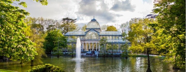Driving route through Madrid