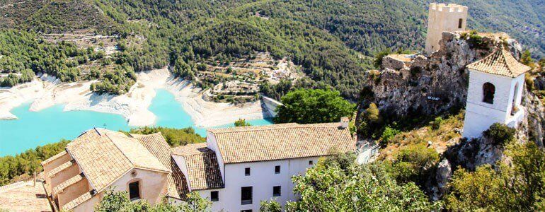 Car route Best Hiking Trails,Guadalest, Alicante