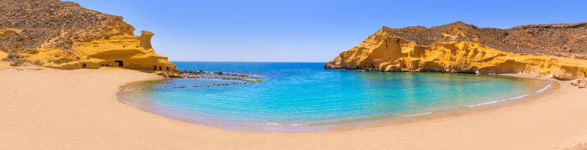 Cocedores beach in Murcia near Águilas