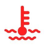 temperature coolant liquid symbol car malfunction